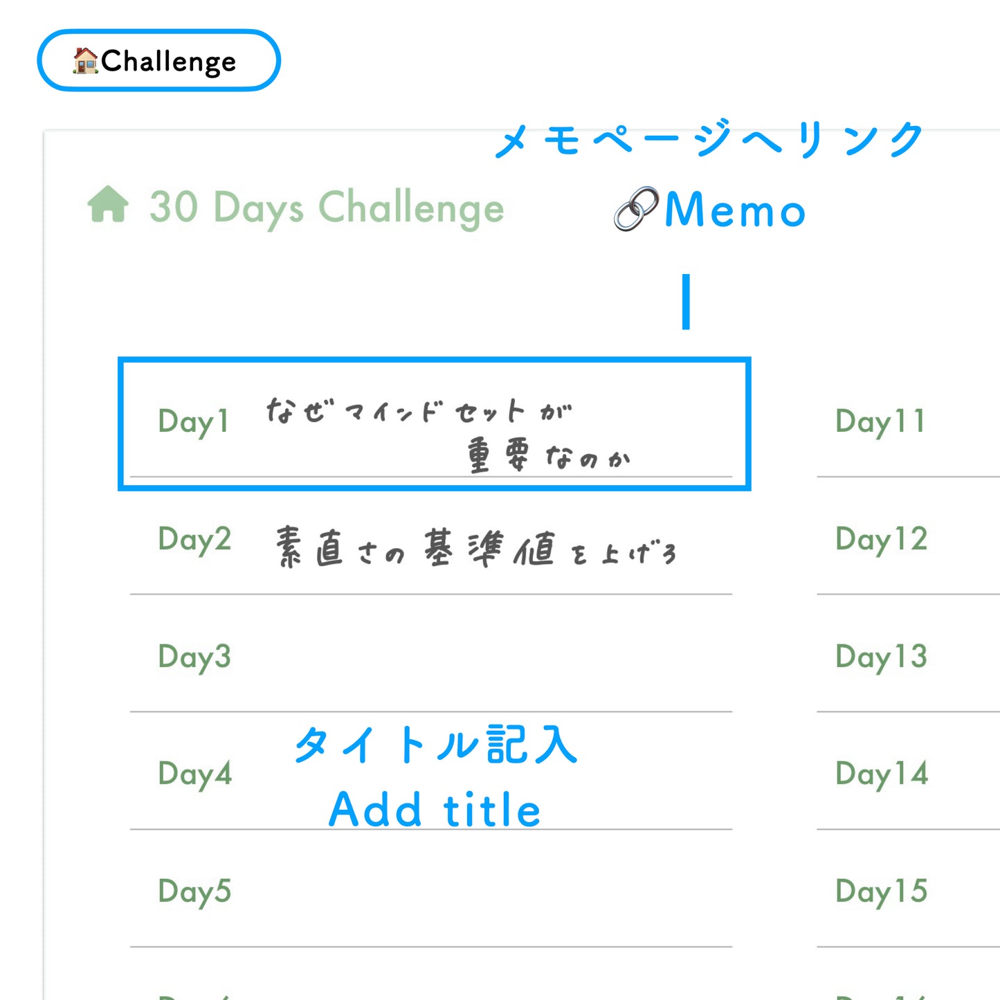 【セット割】30日チャレンジノート